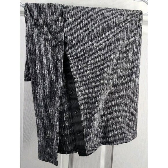 LULULEMON Vinyasa Scarf Wrap Coco Pique Black Grey Infinity Neck Scarf - Picture 3 of 3